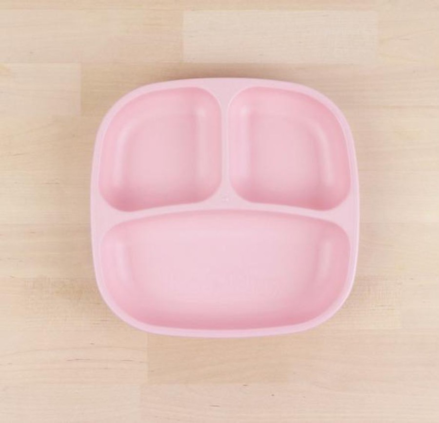 Kids & Babies Re-Play | Re-Play Divided Plate - Ice Pink