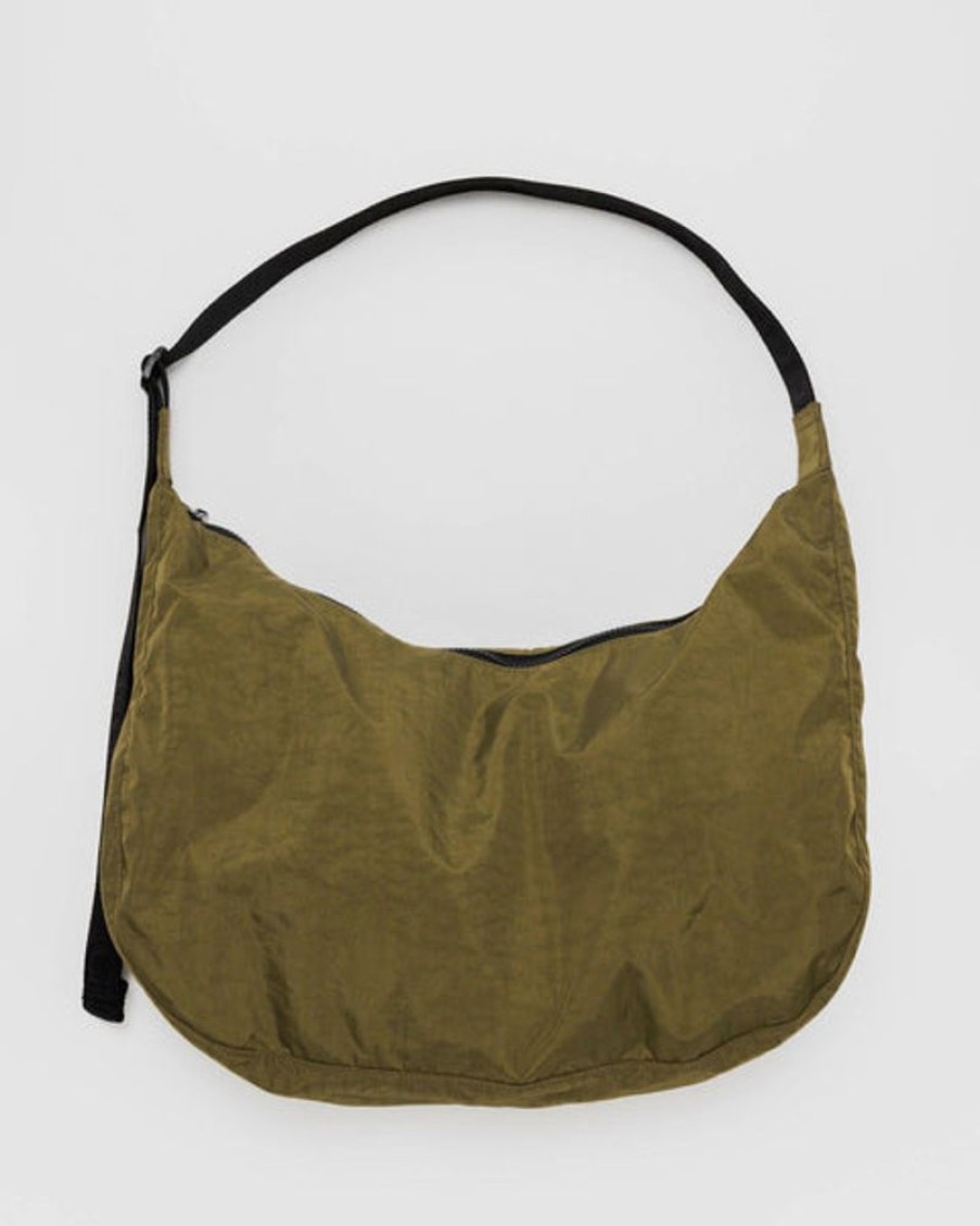 Accessories & Clothing Baggu | Baggu - Large Nylon Crescent Bag - Seaweed