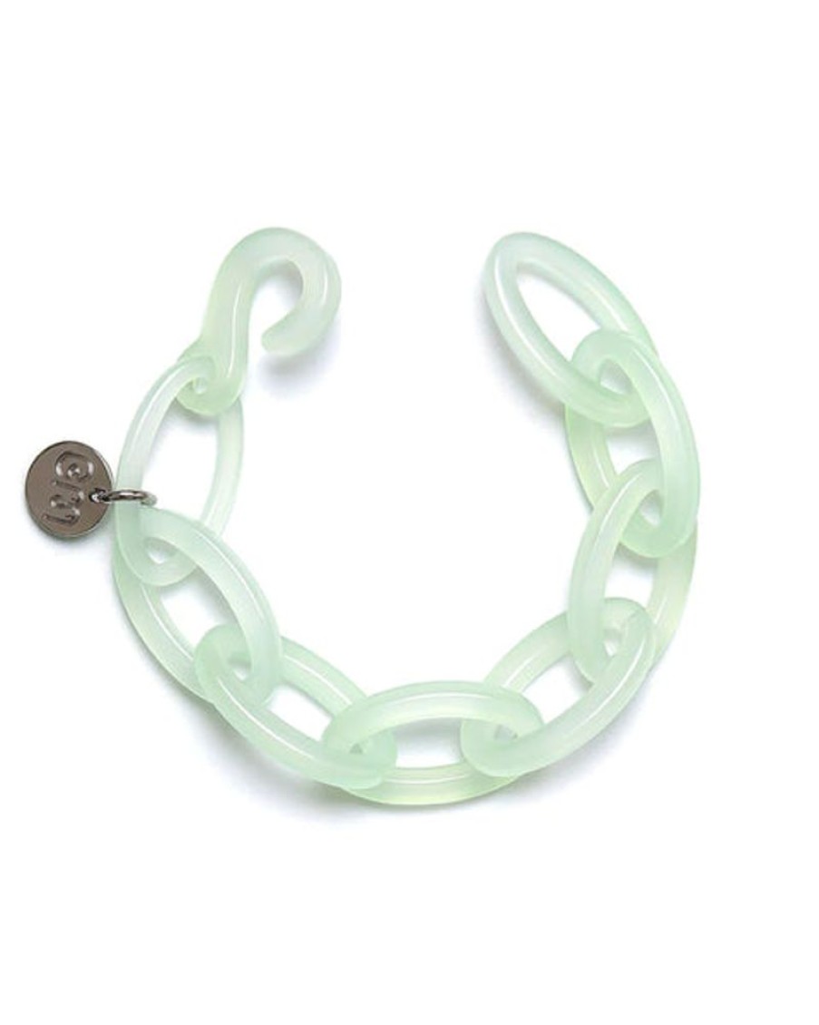 Jewellery Bianca Mavrick | Bianca Mavrick - Chain Link Bracelet - Mint