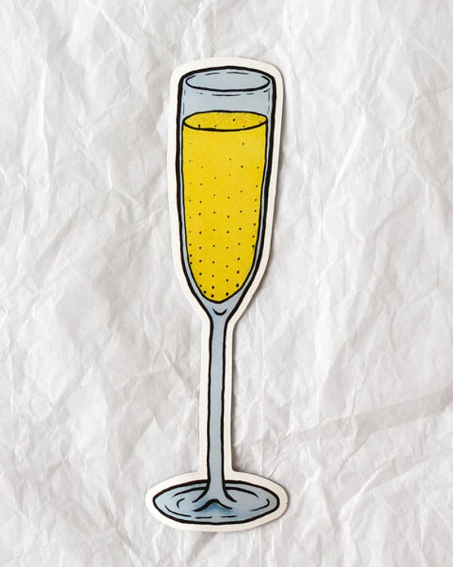 Home Decor BILLIE JUSTICE THOMSON | Billie Justice Thomson - Champagne Glass Magnet