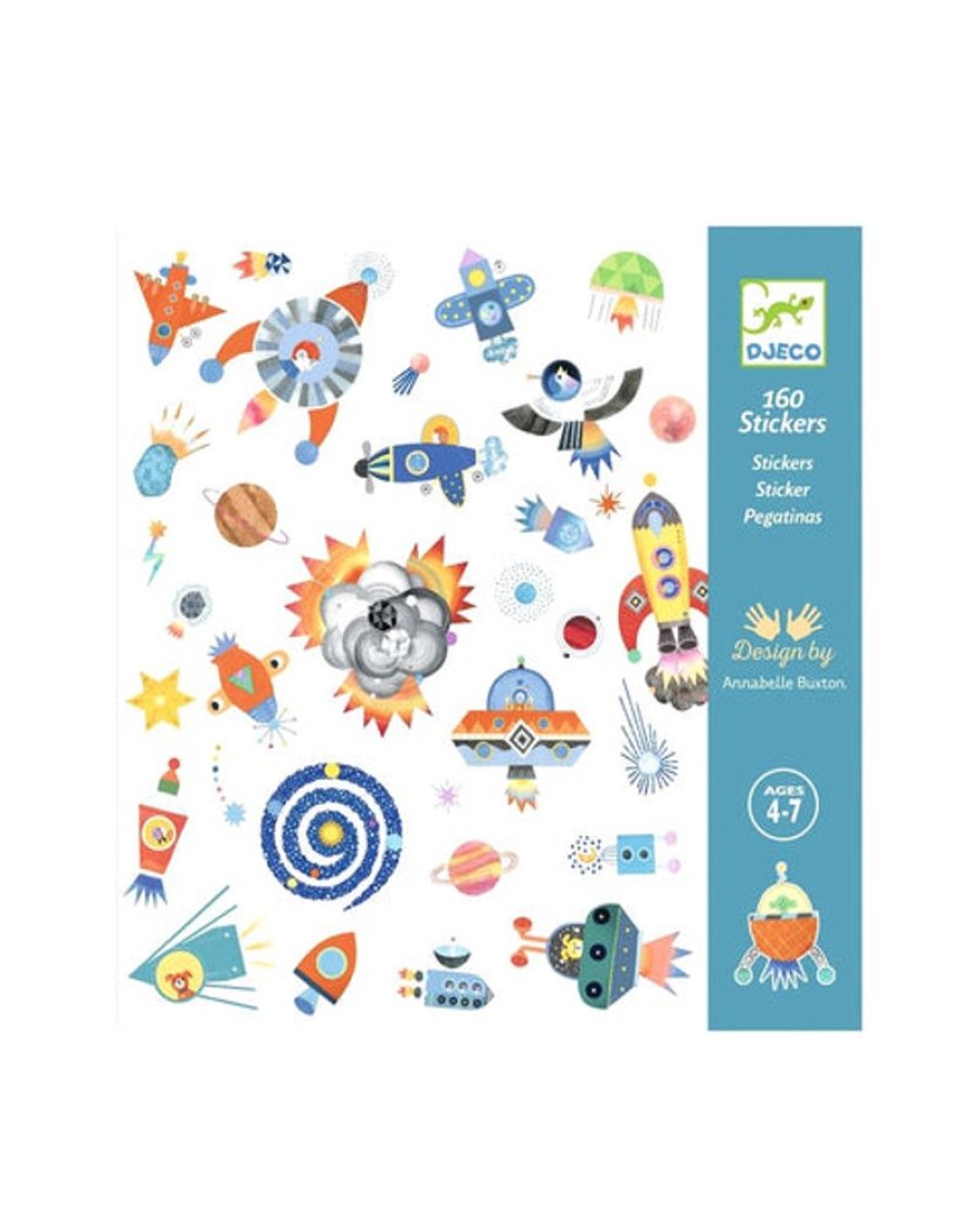 Stickers And Stationery Djeco | Djeco - Interstellar Stickers