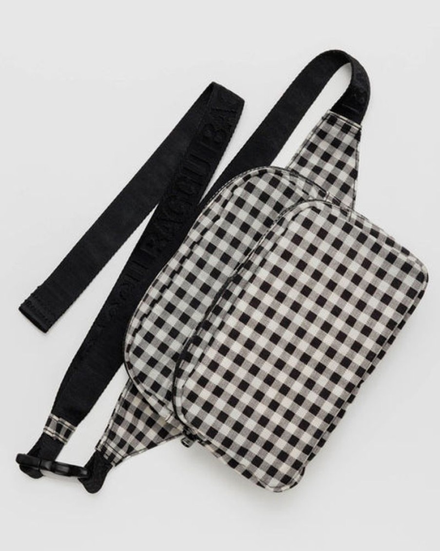 Accessories & Clothing Baggu | Baggu - Fanny Pack - Black & White Gingham