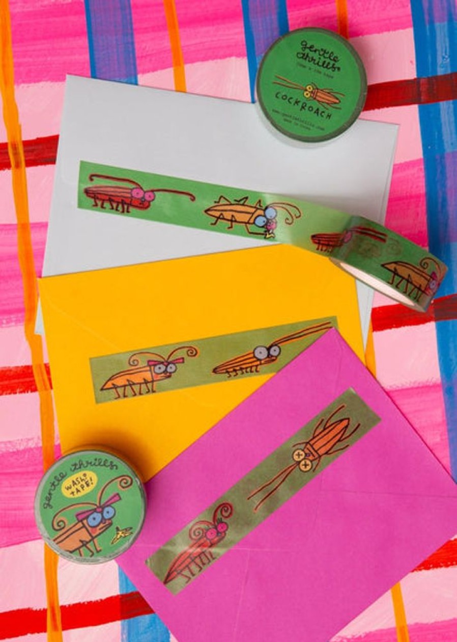 Stickers And Stationery Gentle Thrills | Gentle Thrills - Cockroach Washi Tape