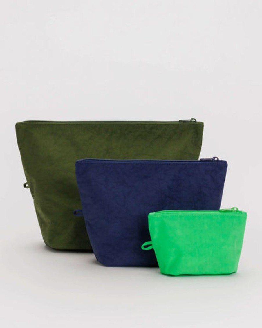 Accessories & Clothing Baggu | Baggu - Go Pouch Set - Marine