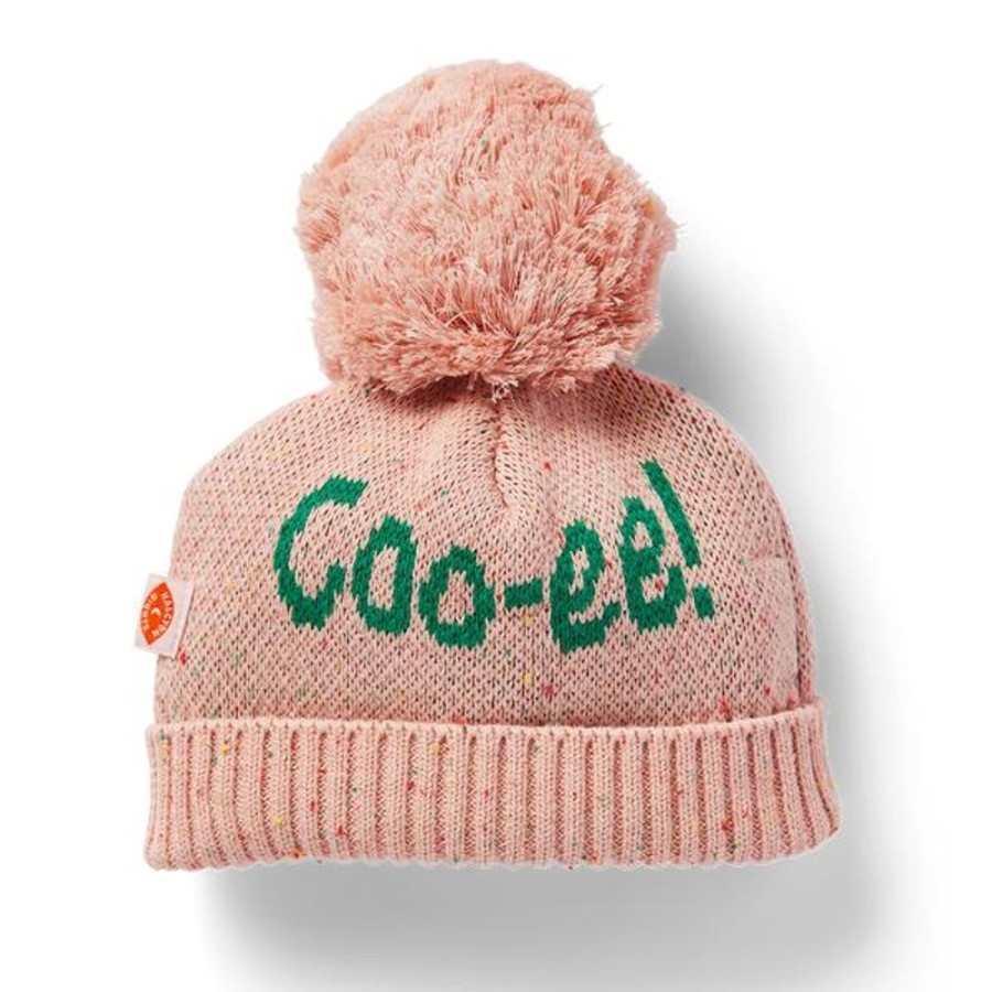 Accessories & Clothing Halcyon nights | Halcyon Nights - Pink Koala Cotton Knit Beanie