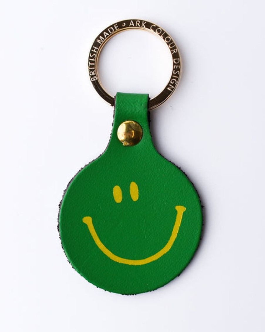 Accessories & Clothing Ark | Ark - Feeling Lush Smiley Face Fob- Green