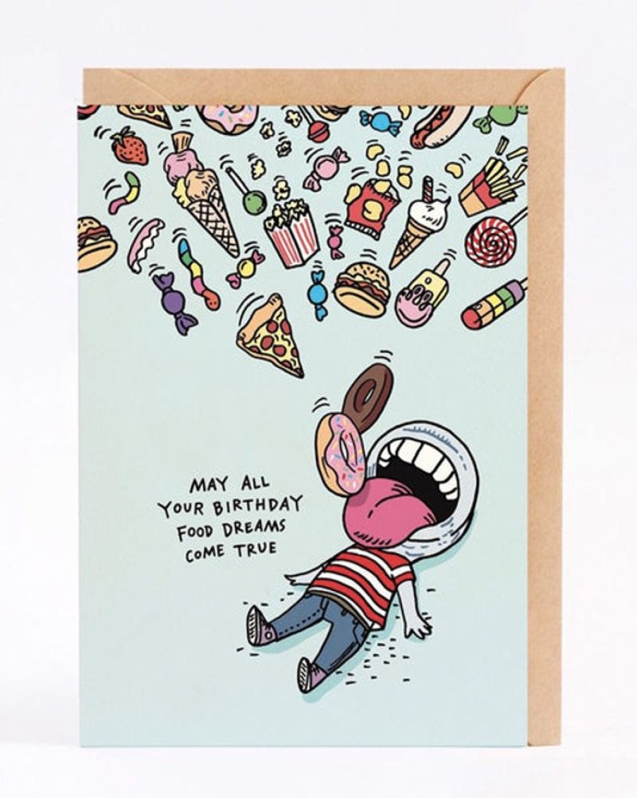 Cards Wally Paper Co | Wally Paper Co Cards - Food Dreams