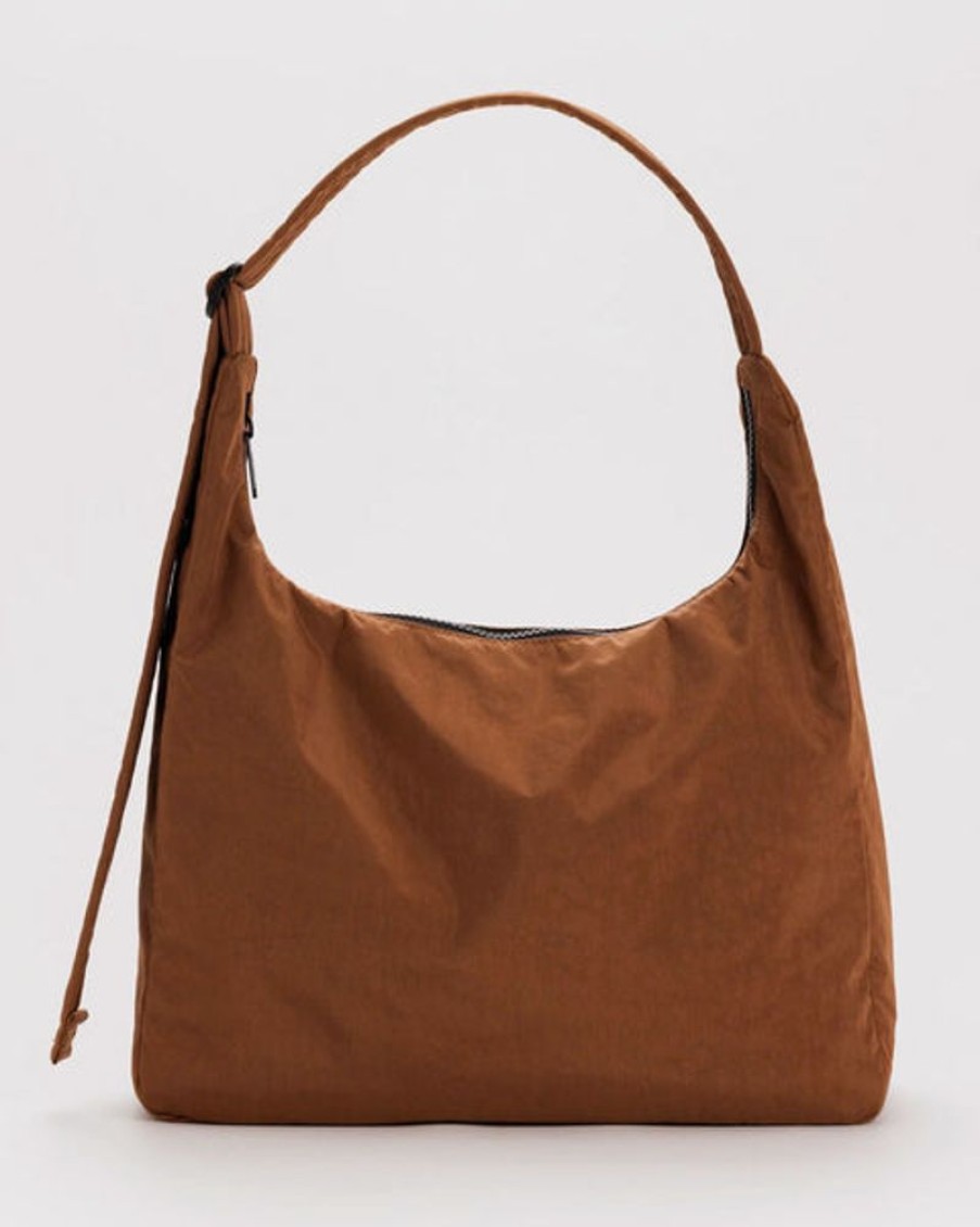 Accessories & Clothing Baggu | Baggu - Nylon Shoulder Bag - Brown