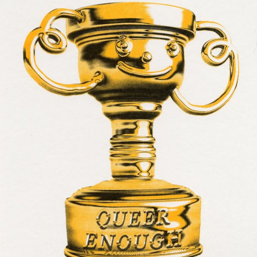 Home Decor Alex Luciano | Alex Luciano - Queer Enough Trophy - Risograph Print