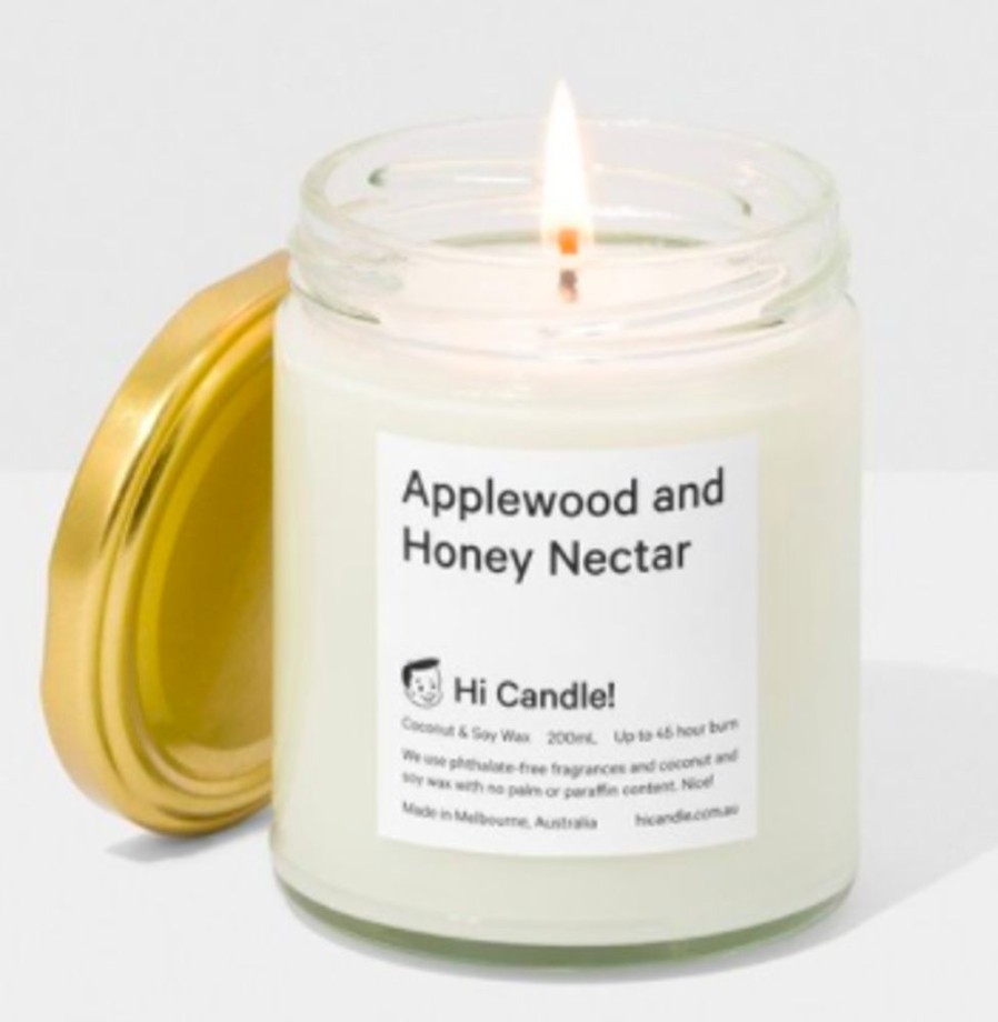 Scent & Care Hi Candle! | Hi Candle! - Applewood And Honey Nectar