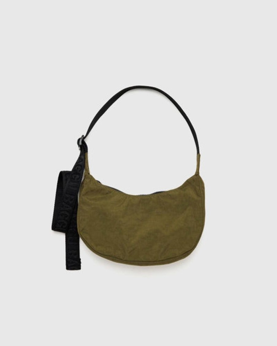 Accessories & Clothing Baggu | Baggu - Small Nylon Crescent Bag - Seaweed