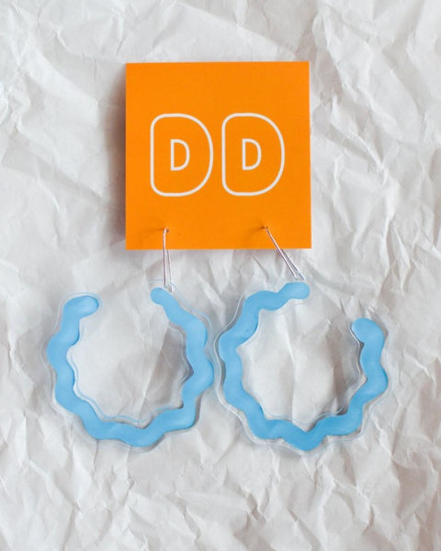 Jewellery Dorkus designs | Dorkus Design - Curvy Cuts - Bright Blue