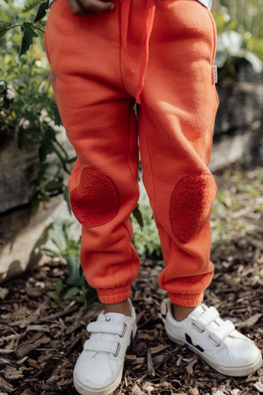 Kids & Babies Olive and The Captain | Olive And The Captain - Tomato Soup Fleece Track Pants