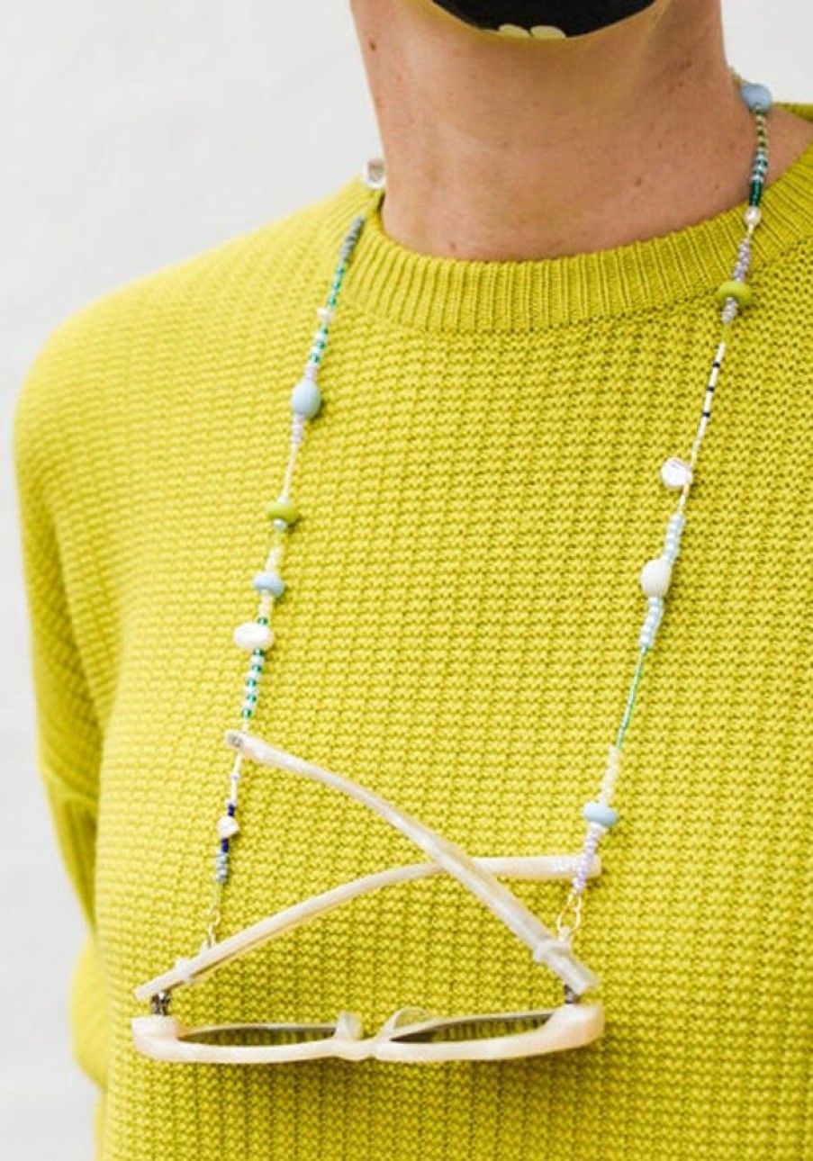 Accessories & Clothing Emily Green | Emily Green - Splits Sky Beaded Pearl Eyewear Chain