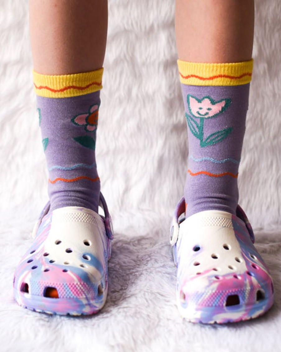 Kids & Babies Emily Green | Emily Green - Smiley Blooms Kids Socks