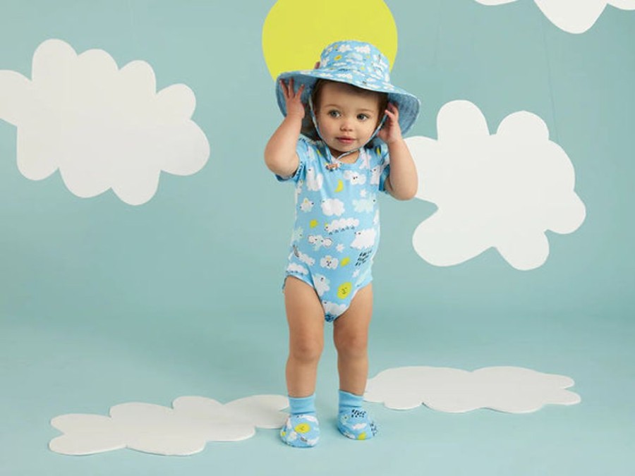 Kids & Babies Halcyon nights | Halcyon Nights - Short Sleeve Bodysuit - I Spy In The Sky