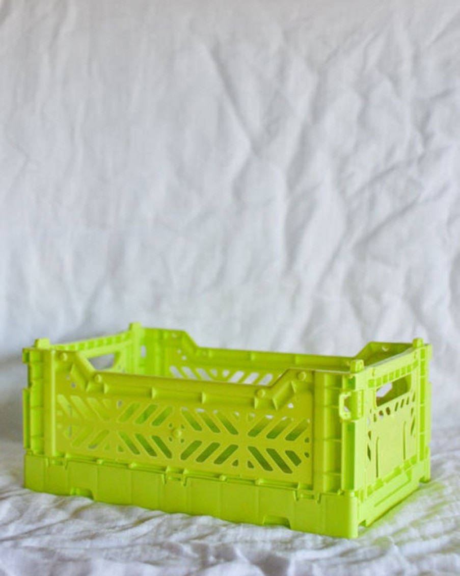 Kids & Babies NOAM | Ay-Kasa - Foldable Crates Mini - Lime Green