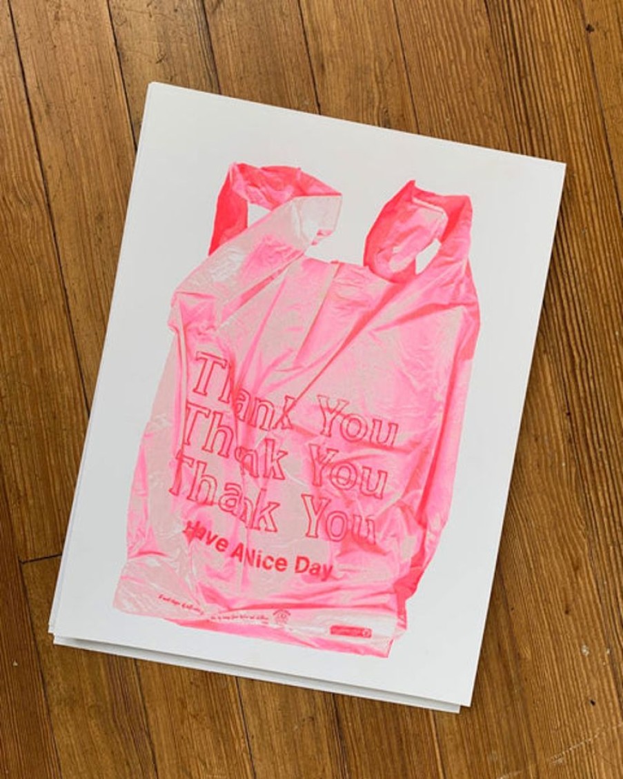 Home Decor Alex Luciano | Alex Luciano - Thank You! Bag Riso Print