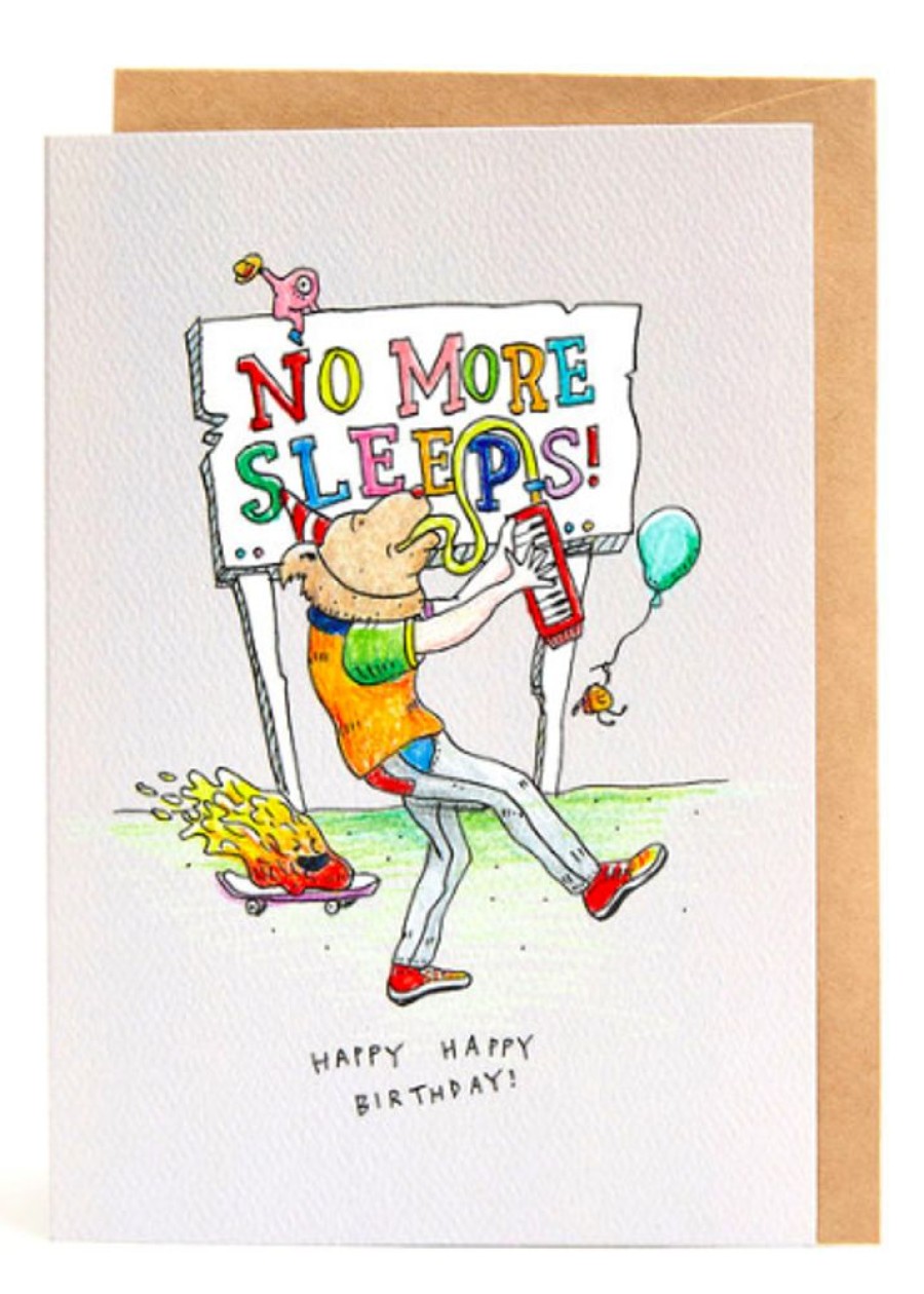 Cards Wally Paper Co | Wally Paper Co Cards - No More Sleeps