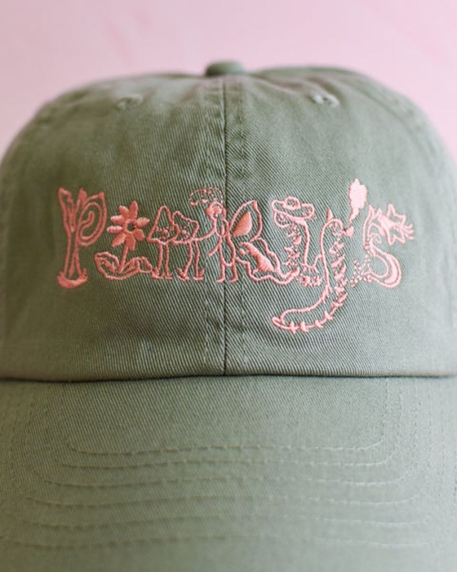 Accessories & Clothing Pinky's | Pinky'S Cap - Pink On Green