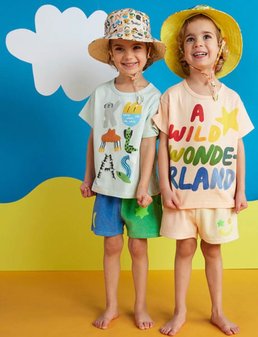 Kids & Babies Halcyon nights | Halcyon Nights - Kids Sun Hat - Abc Down Under