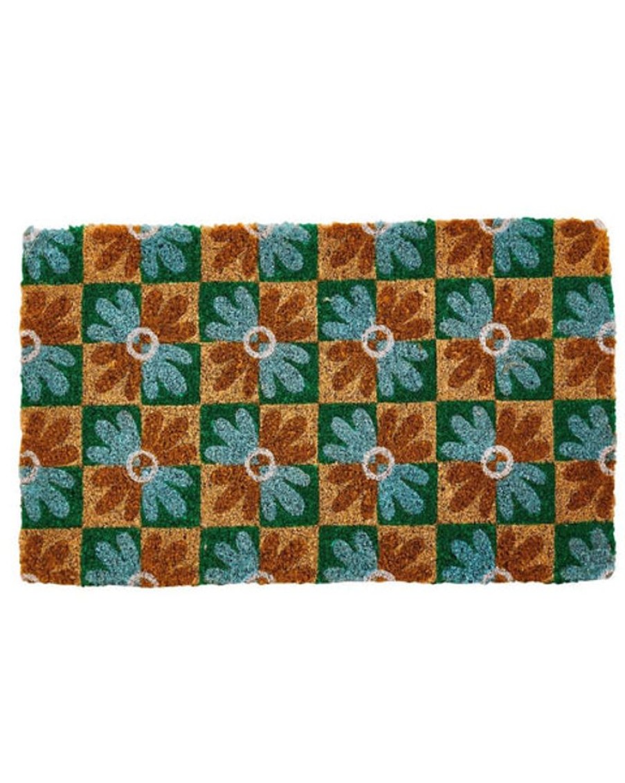 Home Decor Bonnie and Neil | Bonnie And Neil - Chamomile Green Door Mat- In Store Pick-Up Only