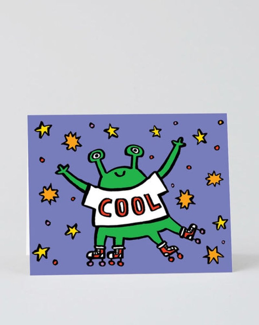 Cards Wrap | Wrap - Cool Alien Card