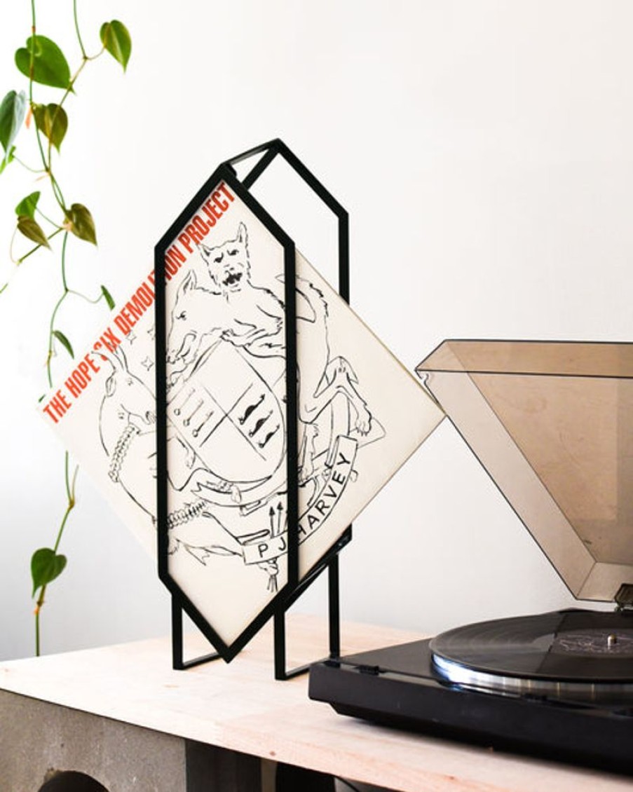 Home Decor Idle Hands | Idle Hands - Jex Vinyl Stand - Black