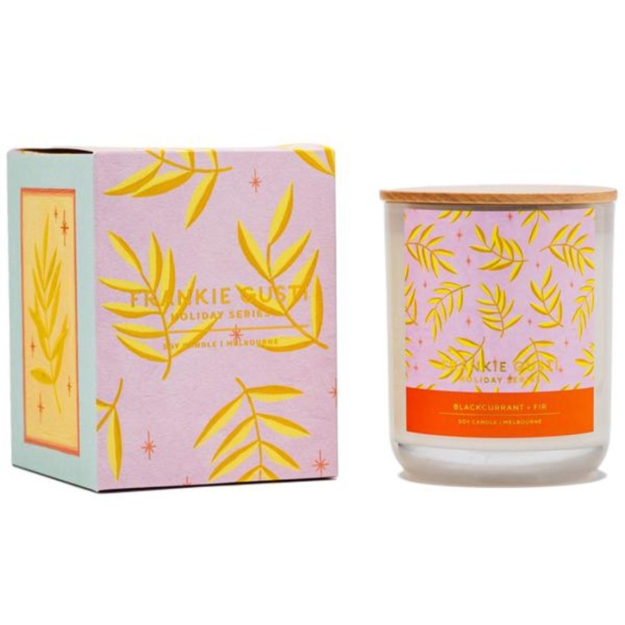 Scent & Care Frankie Gusti | Frankie Gusti - Holiday Series - Blackcurrant And Fir Candle