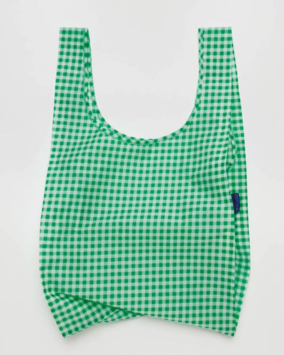 Accessories & Clothing Baggu | Baggu - Standard - Green Gingham