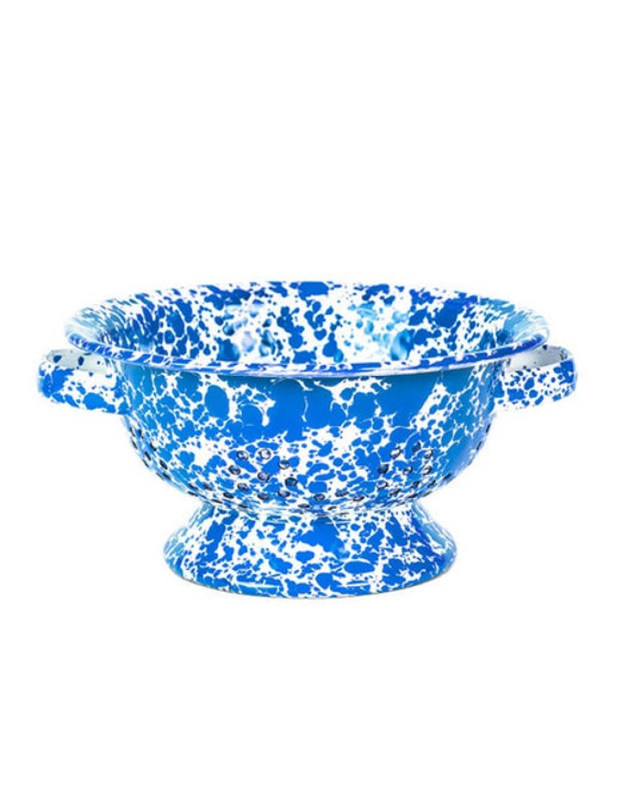 Tableware Crow Canyon | Crow Canyon - Splatter Small Berry Colander - Blue