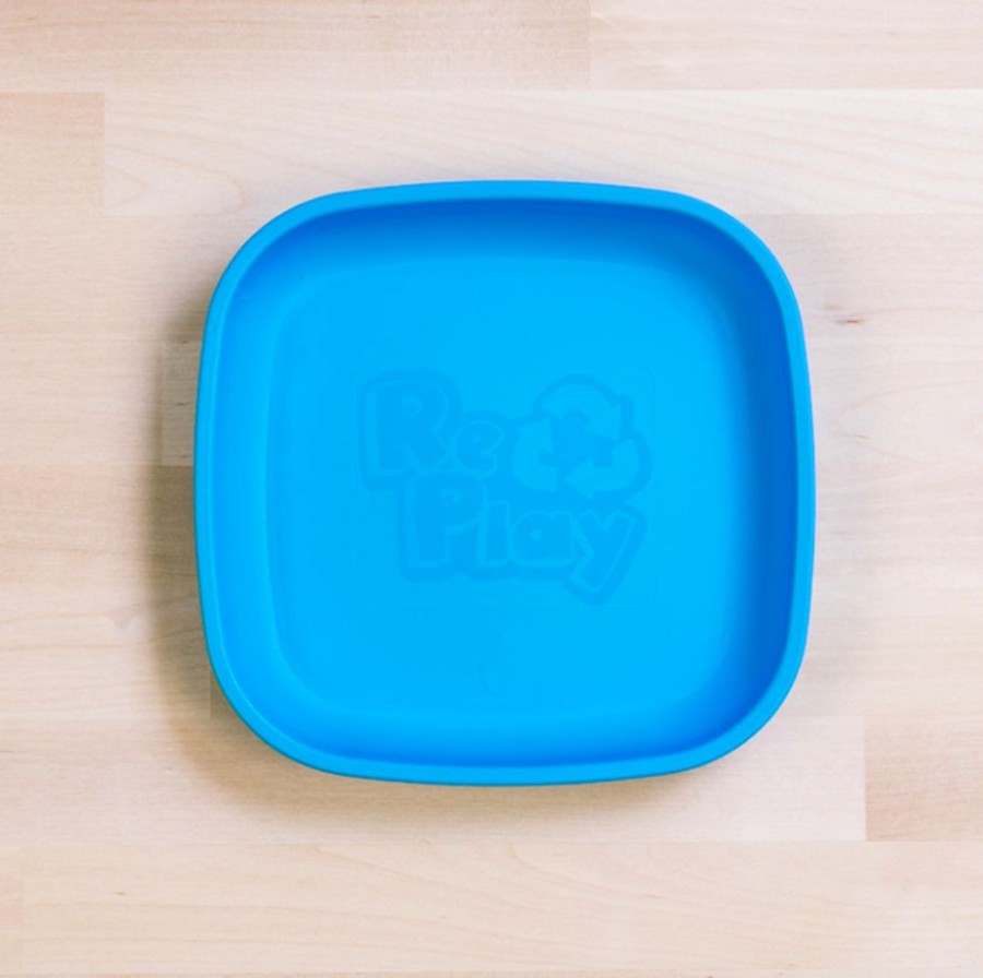 Kids & Babies Re-Play | Re-Play - Flat Plate - Sky Blue