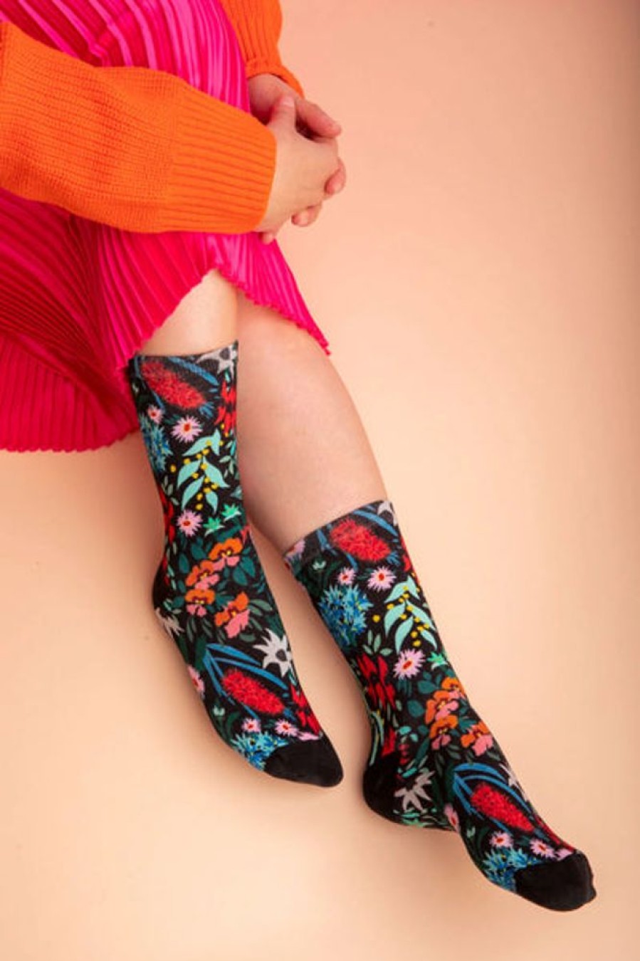 Accessories & Clothing Julie white | Julie White - Flower Dance Socks