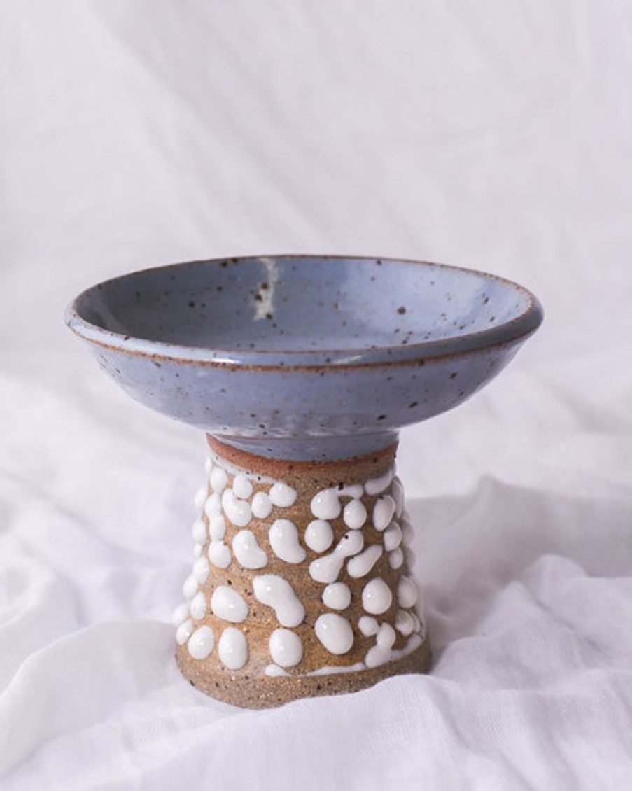 Home Decor Asobimasu | Asobimasu - Footed Trinket Dish Blue 2