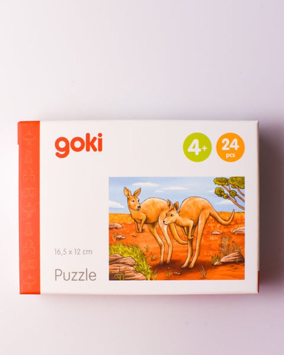 Kids & Babies GOKI | Goki - Mini Puzzle Australian Animals - Kangaroo