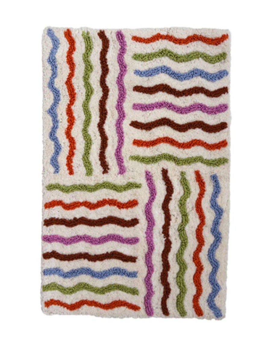 Home Decor Mosey Me | Mosey Me - Ripple Bath Mat