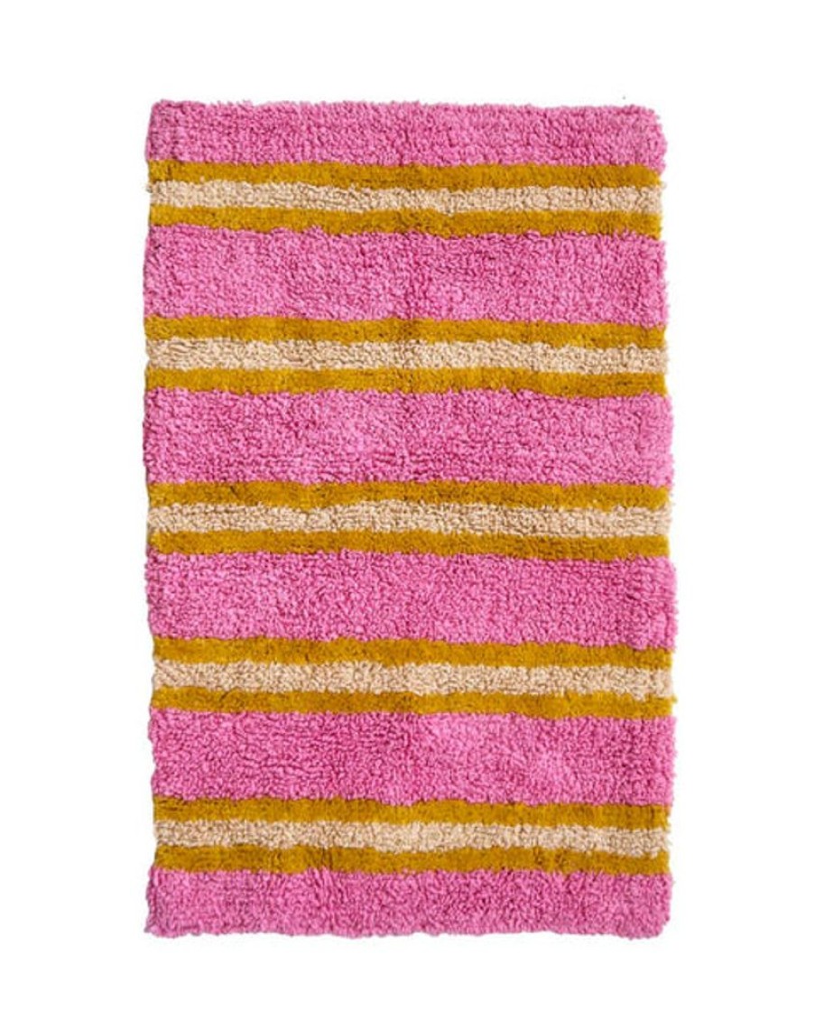 Home Decor Mosey Me | Mosey Me - Stripe Bath Mat