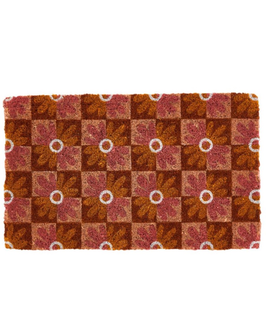 Home Decor Bonnie and Neil | Bonnie And Neil - Chamomile Pink Door Mat - In Store Pick-Up Only