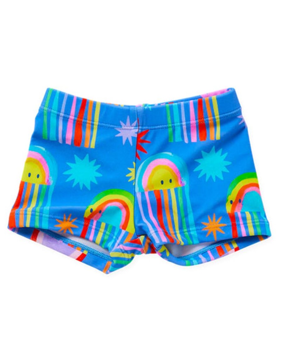 Kids & Babies Halcyon nights | Halcyon Nights - Kids Swim Short - Here We Glow