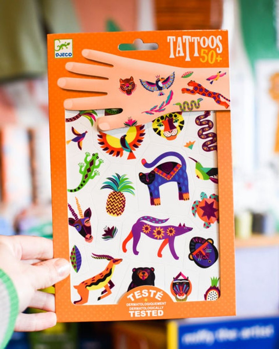 Kids & Babies Djeco | Djeco - Wild Beauty Temporary Tattoos