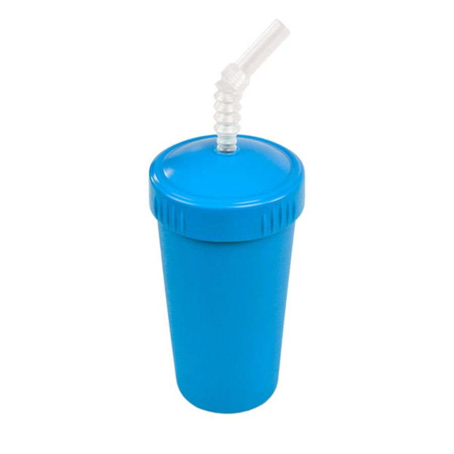 Kids & Babies Re-Play | Re-Play - Straw Cup - Sky Blue