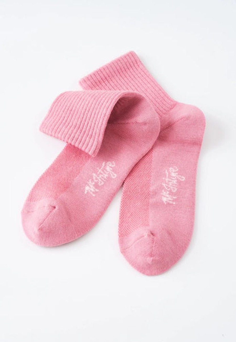 Accessories & Clothing McIntyre Merino | Mcintyre Merino - Light Crew Socks - Pink