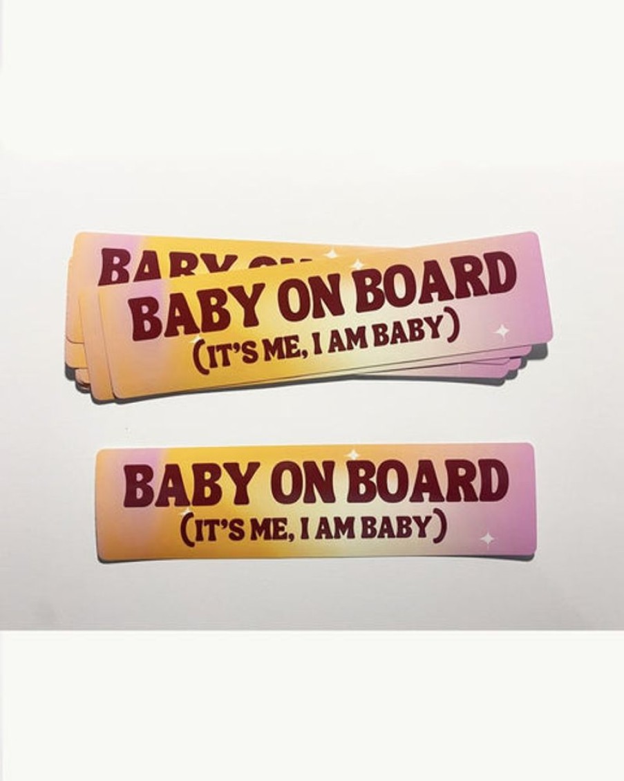 Stickers And Stationery Carla Adams | Carla Adams - I Am Baby Bumper Sticker