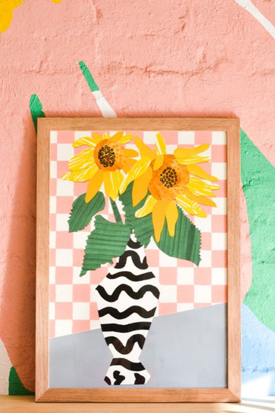 Home Decor Emily Green | Emily Green - Sunflower Collage A4 Giclee Print