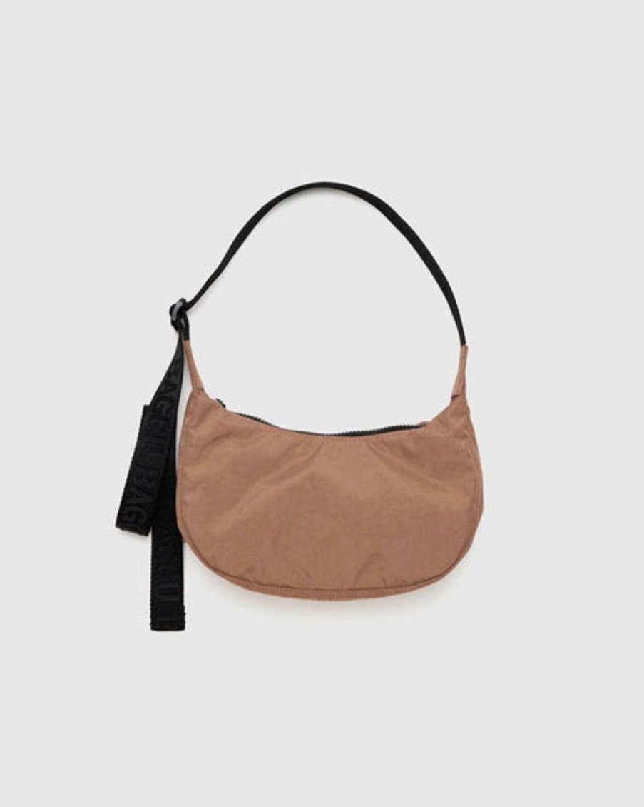 Accessories & Clothing Baggu | Baggu - Small Nylon Crescent Bag - Cocoa