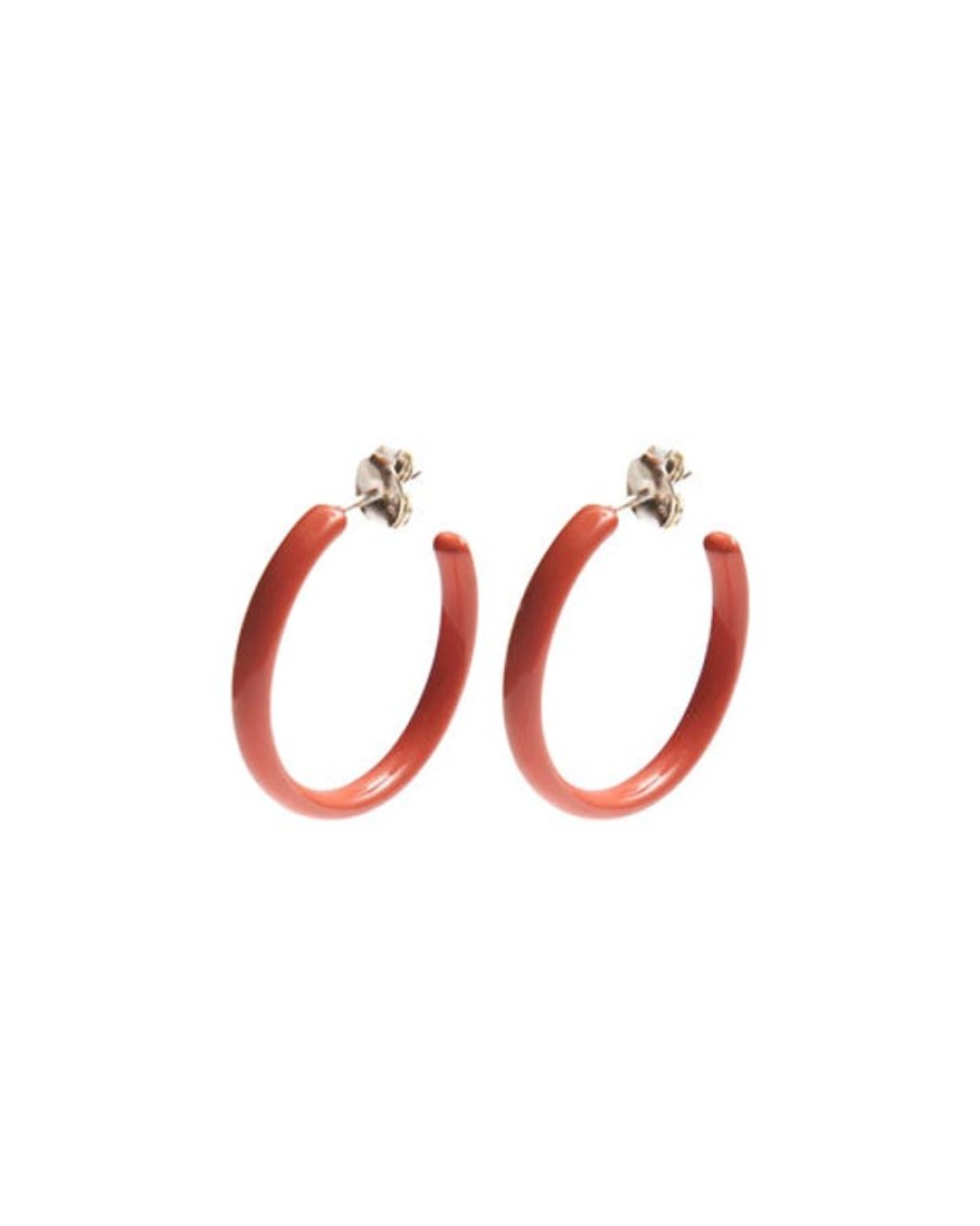 Jewellery Bianca Mavrick | Bianca Mavrick - Chromatic Hoop Earrings - Guava