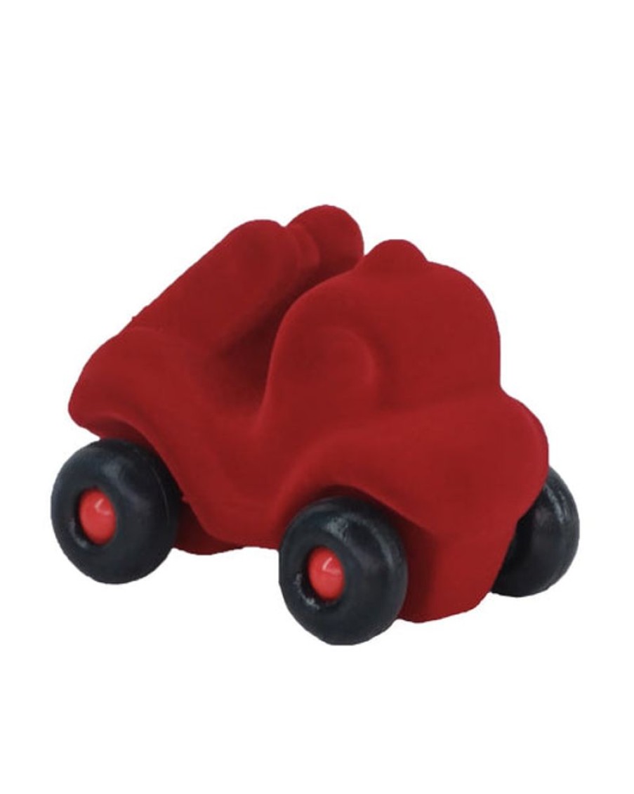 Kids & Babies Rubbabu | Rubbabu - Micro Vehicle - Fireman Red