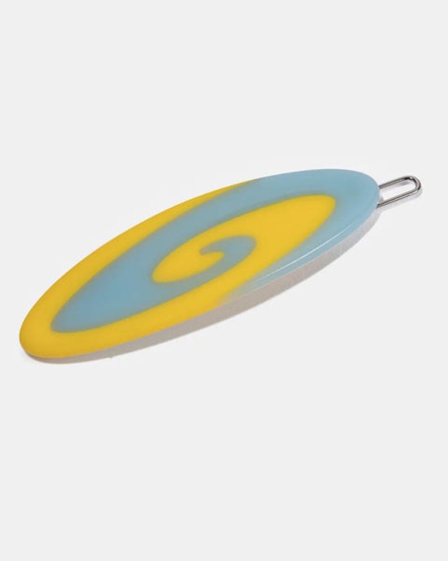 Accessories & Clothing Chunks | Chunks - Swirl Barrette In Banana Dream