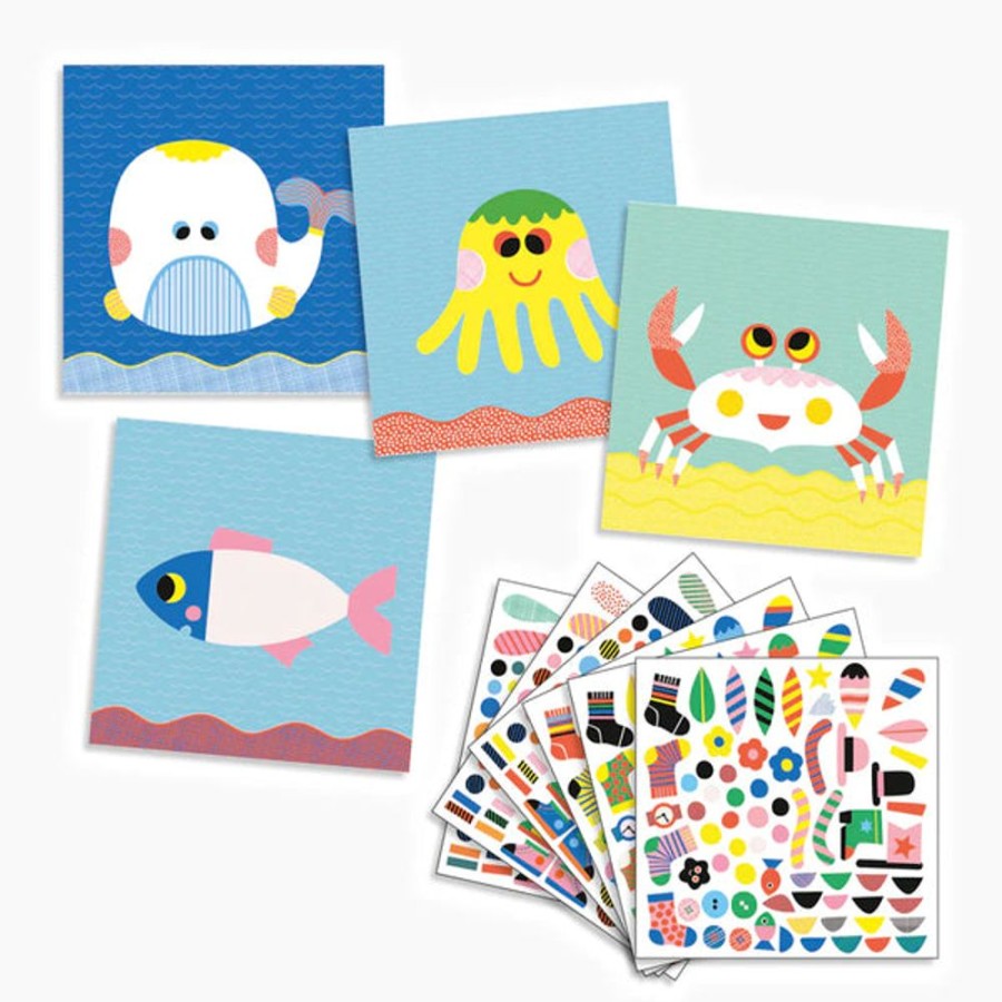 Kids & Babies Djeco | Djeco - Sea Creatures Stickers