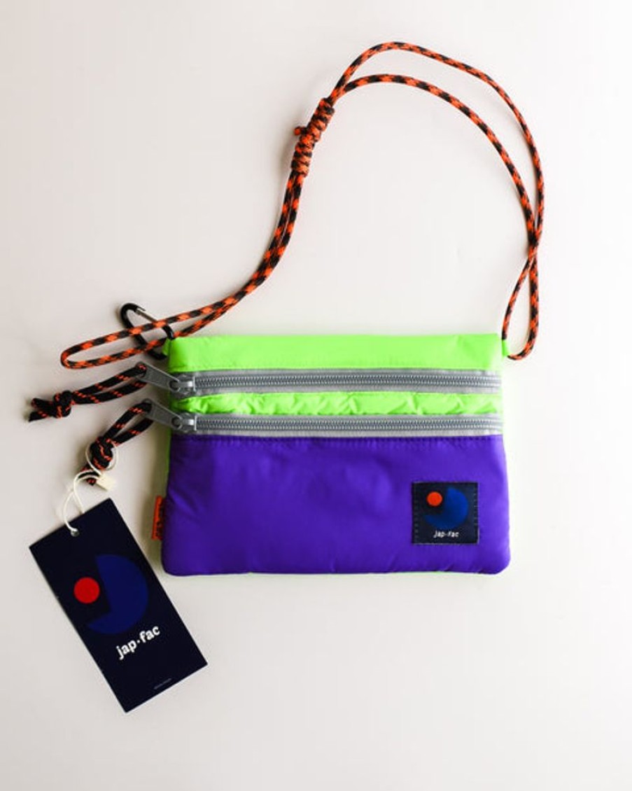 Accessories & Clothing Japfac | Japfac - Mini Candy Nylon Bag - Eva (Neon & Purple)